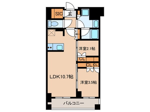 J.GRAN Court 品川西大井WESTの物件間取画像